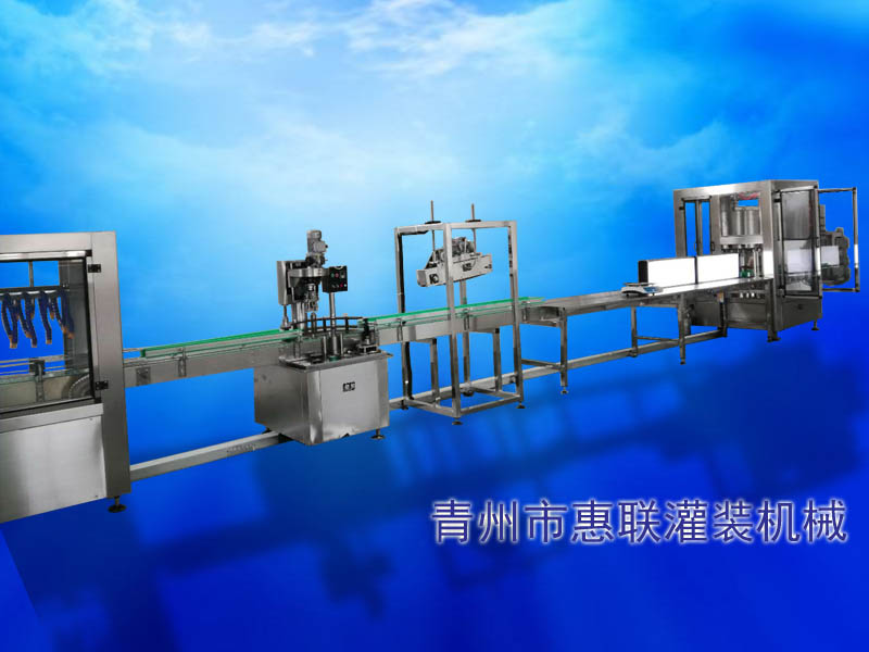 電子定量酒水灌裝生產(chǎn)線